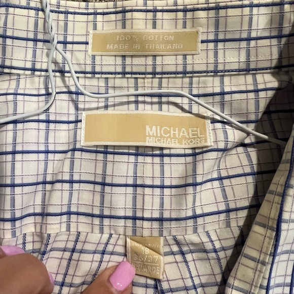 Michael by Michael Kors buttondown plaid - Picture 4 of 5